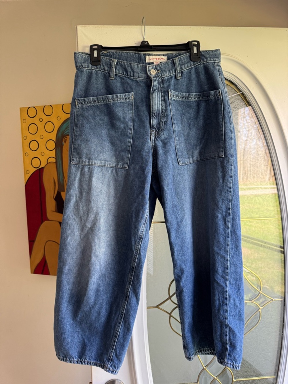 Lucky Brand Legend High Rise Wide Leg Crop